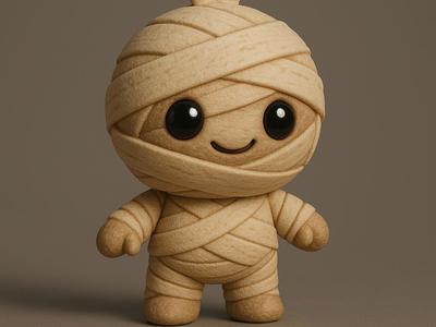 cute mummy 3D model