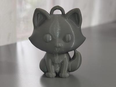 Cute Cat Keychain