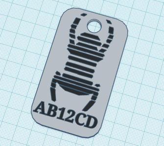 Blank Geocaching Travel Bug