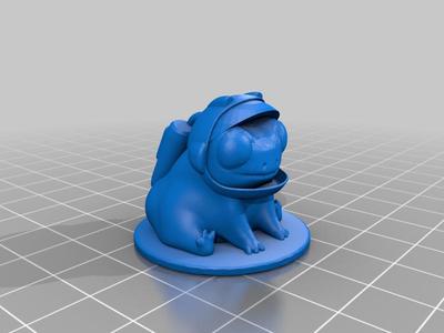 Fred the frog but he's an asstronaut
