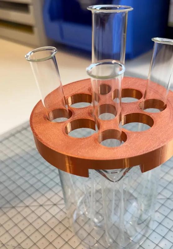 Reagenzglashalter für Bechergläser   