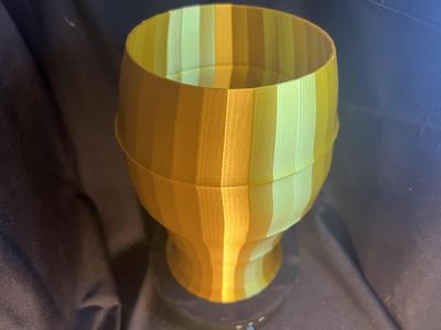 Ribbed Vase
