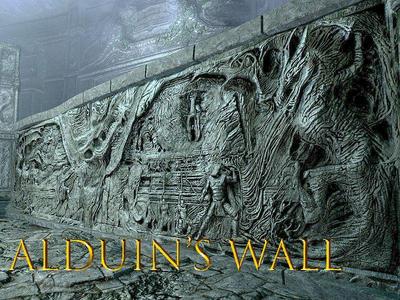 Alduin's Wall from The Elder Scrolls V: Skyrim