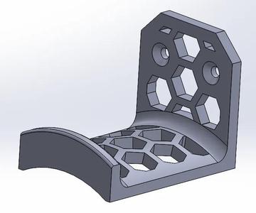 Hexagon Headphone Holder   