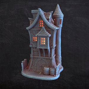 Medieval tower, decorative model