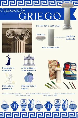 Greek Desk Organizer   