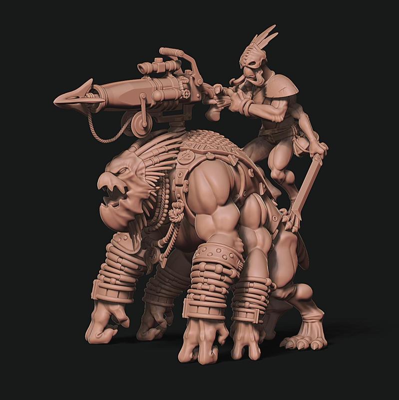 Thark - Rider - Greater God - 32mm