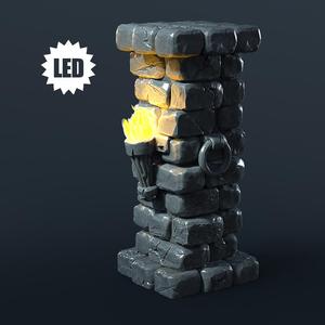 LED Column with torch