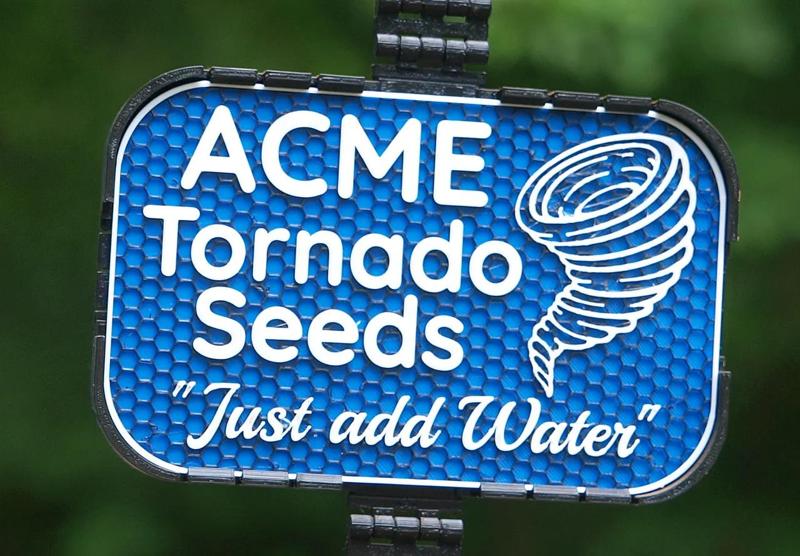 ACME Tornado Seeds sign   
