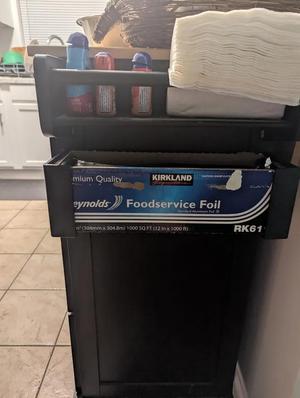 Kirkland Costco Aluminum foil holder   