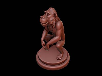 Baboon Animal Figure Printable