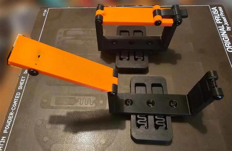 Stiffer DINMount 90° DIN Clip designed for Andersen's Meanwell uhp350/500 clips - REMIX   