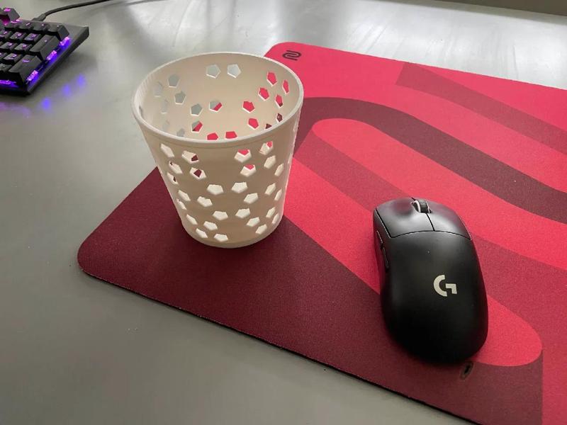 Tooth brush holder, bucket, bin   