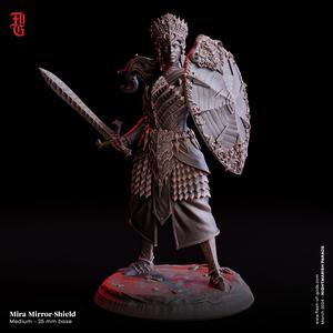 Mira, Mirror Shield (Human Paladin)