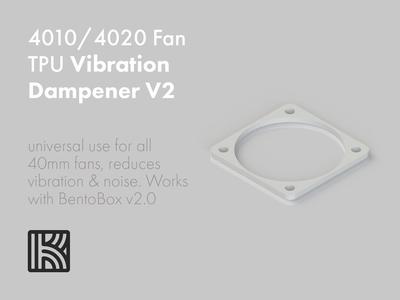 4010/4020 Fan TPU Vibration & Noise Dampener V2 