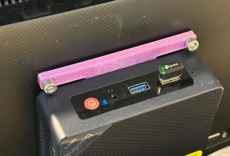 BeeLink Mini PC VESA Mount (Versatile Hole Pattern)   