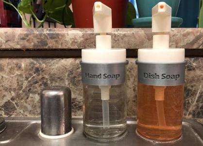 Ikea TACKAN Soap Dispenser Label