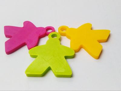 Meeple keychains