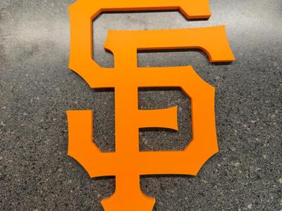 San Francisco Giants Oversized Necklace Logo