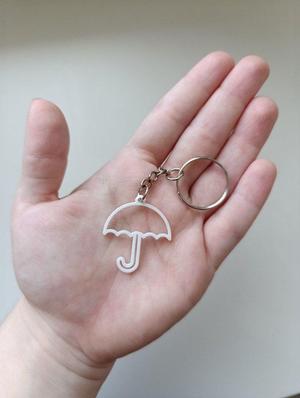 Umbrella earrings/keychain