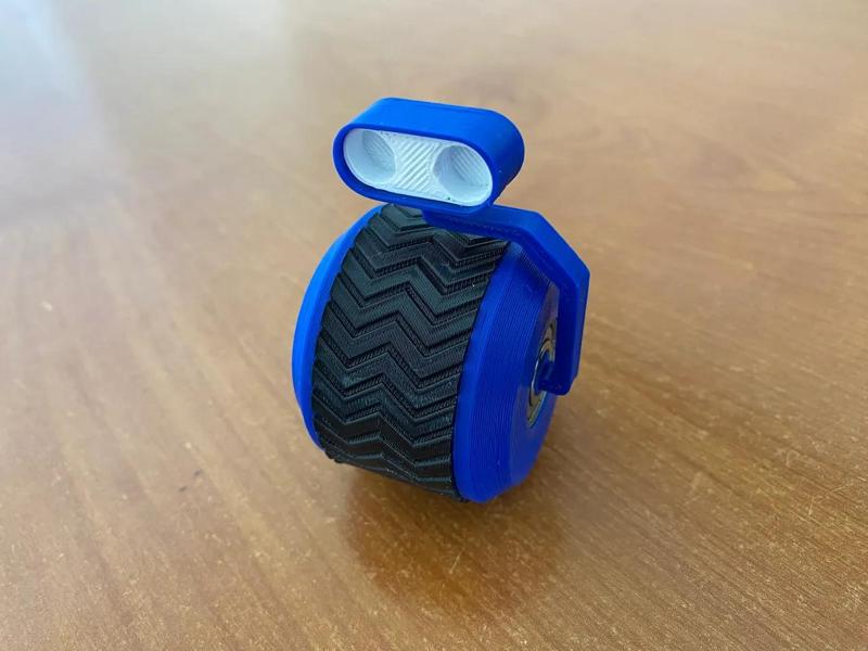 Self-Balancing Rolling Robot with bearings and counterweight   