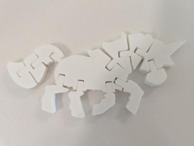 Articulated Unicorn Keychain