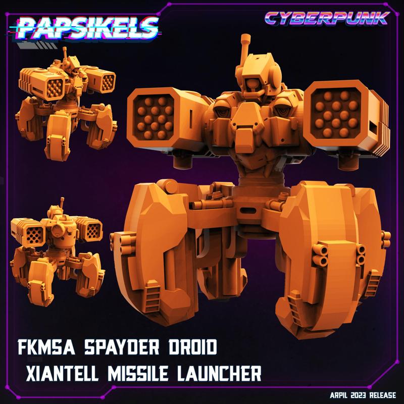 FKMSA SPAYDER DROID XIANTELL MISSILE LAUNCHER