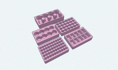 Gridfinity Battery Organizers   