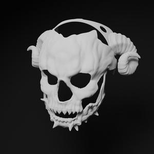 Halloween skull mask