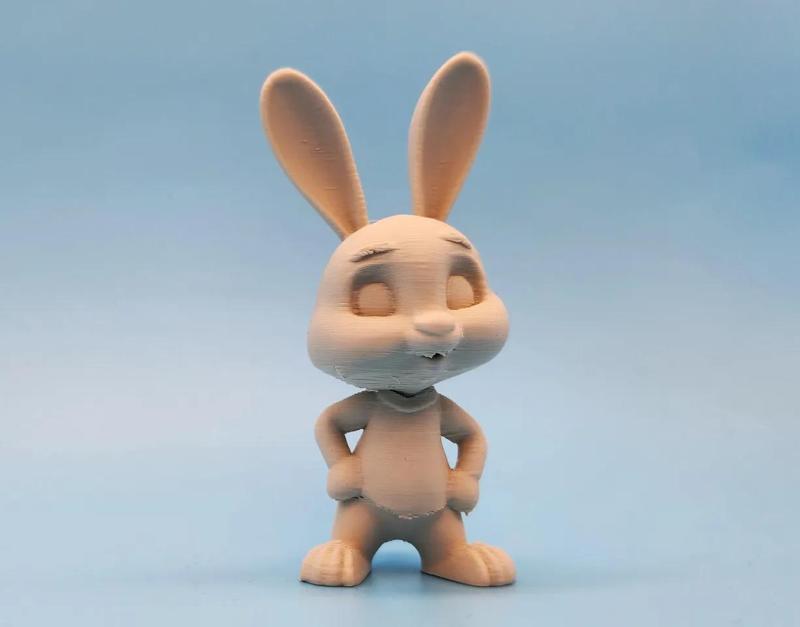 Young Cartoon Rabbit   