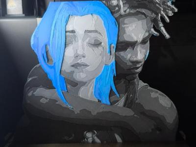 Arcane Time Bomb Hug Jinx and Ekko