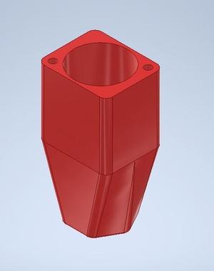 Powercon Backing piece w/ threads for M16 Gland