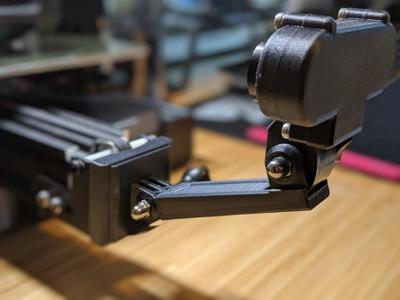 Arm with Pi Cam FLex Cable Channel