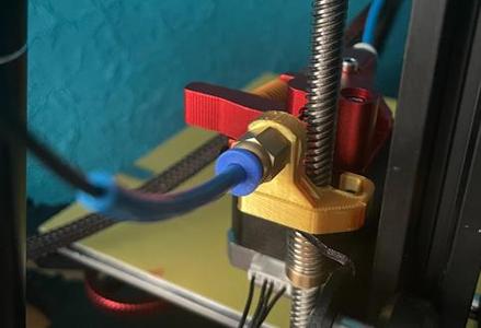 Ender 3 V2 Filament Guide (Updated Version) for Dual Gear Extruder
