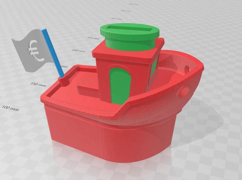 Benchy-Piggybank / Benchy Sparschwein   