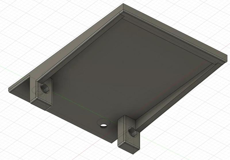 GTOmega 8020 mouse holder / pad   