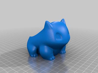 Bulbasaur Planter High Res - No Drain Hole