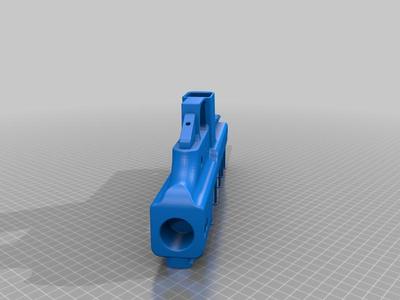 Railed Frame for MacDaddy Airsoft Prop