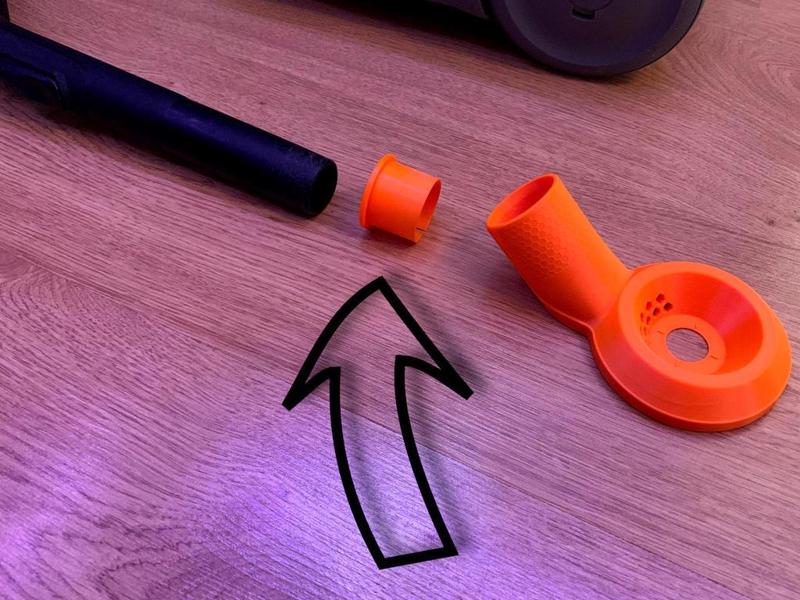 34 mm to 31 mm vacum hose adapter