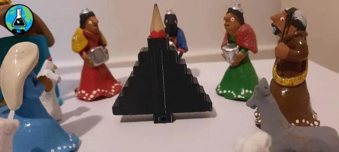 Sapin crayon porte clefs   