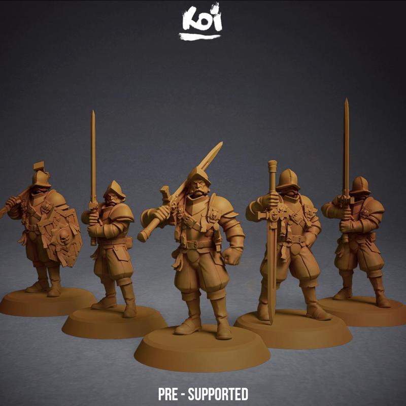 Guildmarch Militia - Heavy Troops Bundle