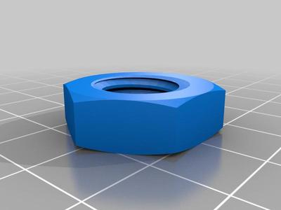 M14 Nut for fleksible hose plastic 1/4"