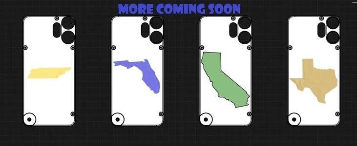US state themed back plates--(I will add more states daily)request your state in the comments plz.   