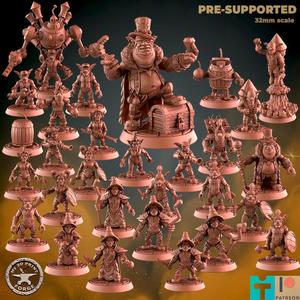 Goblins v2 BUNDLE (30 Unique pre-supported STLs)