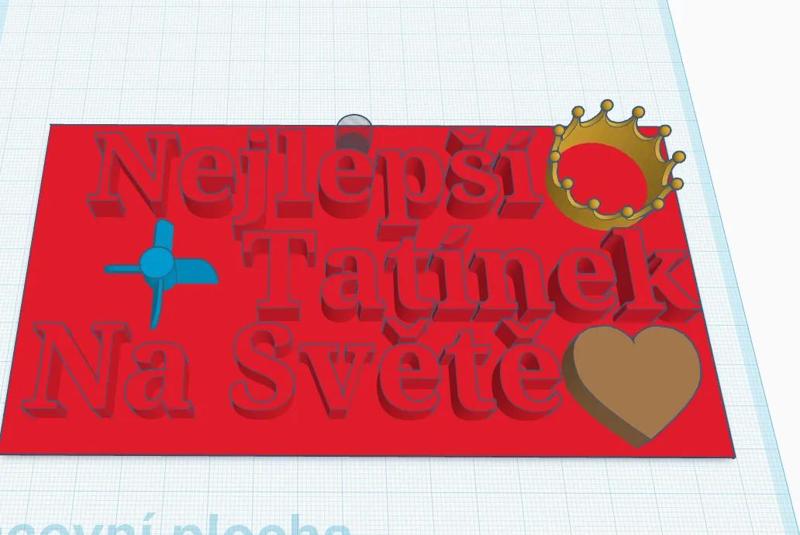 Nejlepší tatínek na světe wallart   