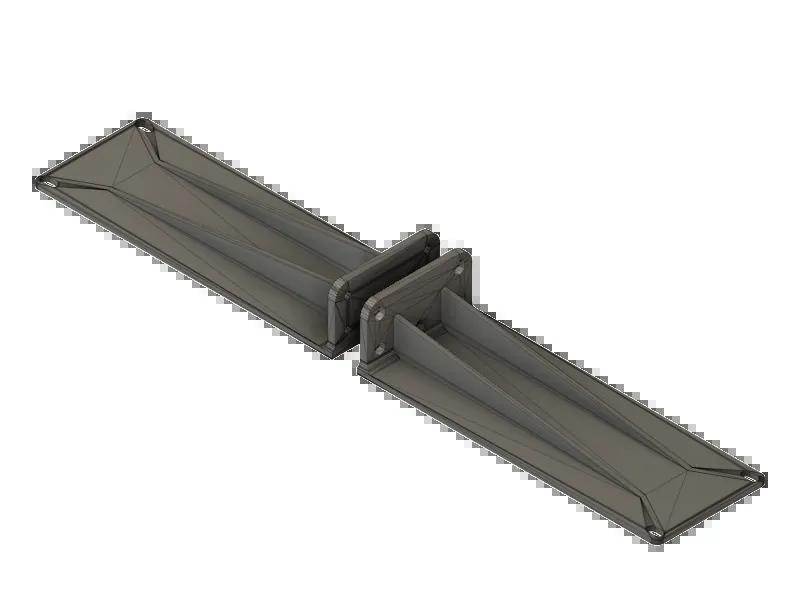 19-inch 2u Reinforced Rack Mount Blanks   