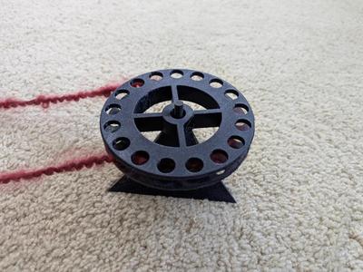 Deeper pulley grooves and support stepper motor shaft   