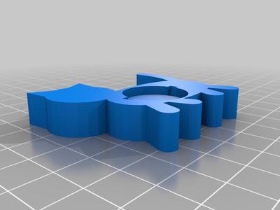 Fat Cat Magnet 20x3mm