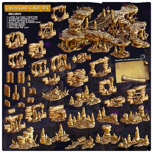 Treasure Cave Set (Pre-Supported) - Terrain | Cast n Play