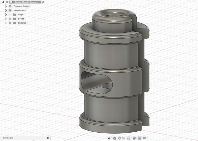 90s Toyota Pickup Throttle Cable Spacer